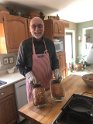 John has been baking up  a storm despite the yeast shortage. Here he shows off some Maritime molasses oatmeal brown bread.